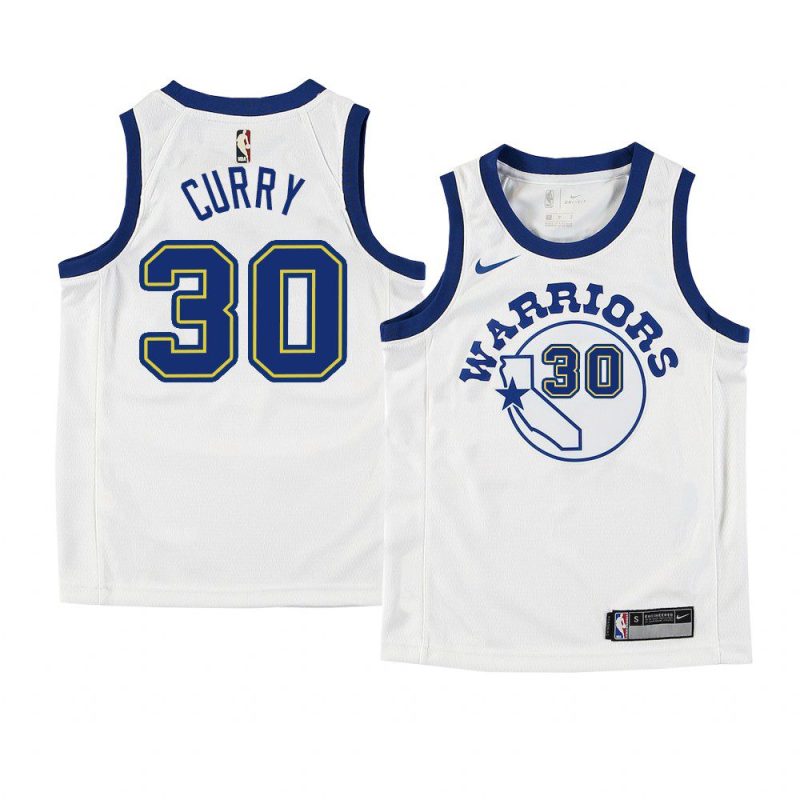 18 19 hardwood classics youth stephen curry jersey