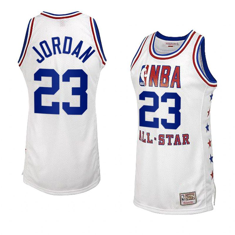 2003 nba all star michael jordan washington wizards white jersey