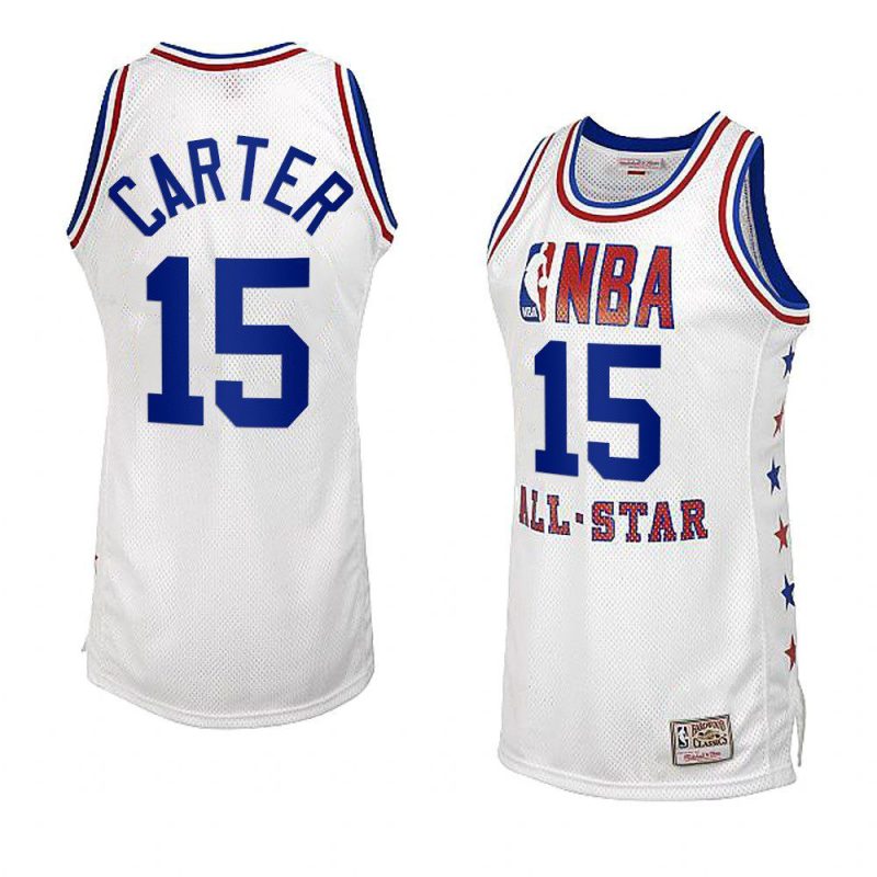 2003 nba all star vince carter toronto raptors white jersey