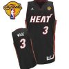 2012 nba finals game miami heat 3 dwyane wade revolution 30 swingman road jersey