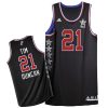 2015 all star western 21 tim duncan black jersey