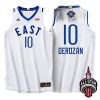 2016 toronto 10 demar derozan all star eastern jersey white