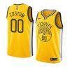 2018 19 yellow custom earned men's jersey