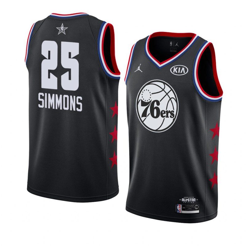 2019 all star black men ben simmons jersey