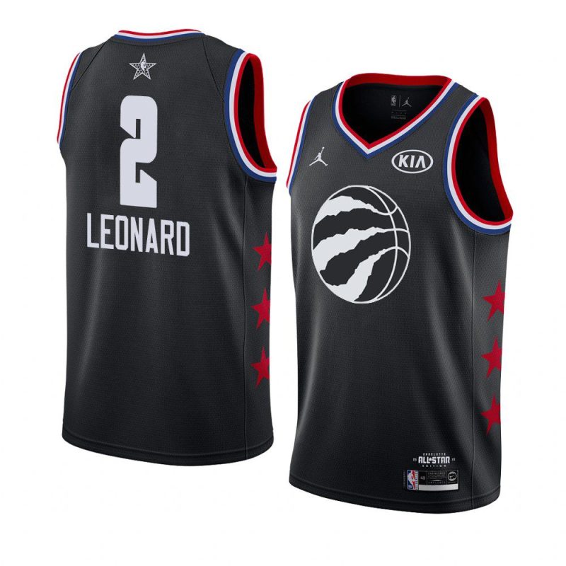 2019 all star black men kawhi leonard jersey