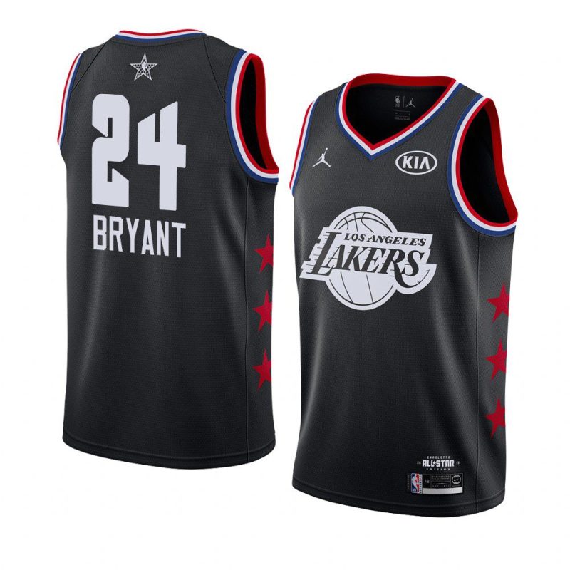 2019 all star black men kobe bryant jersey