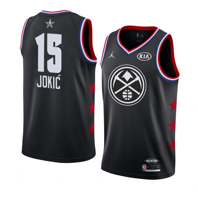 2019 all star black men nikola jokic jersey