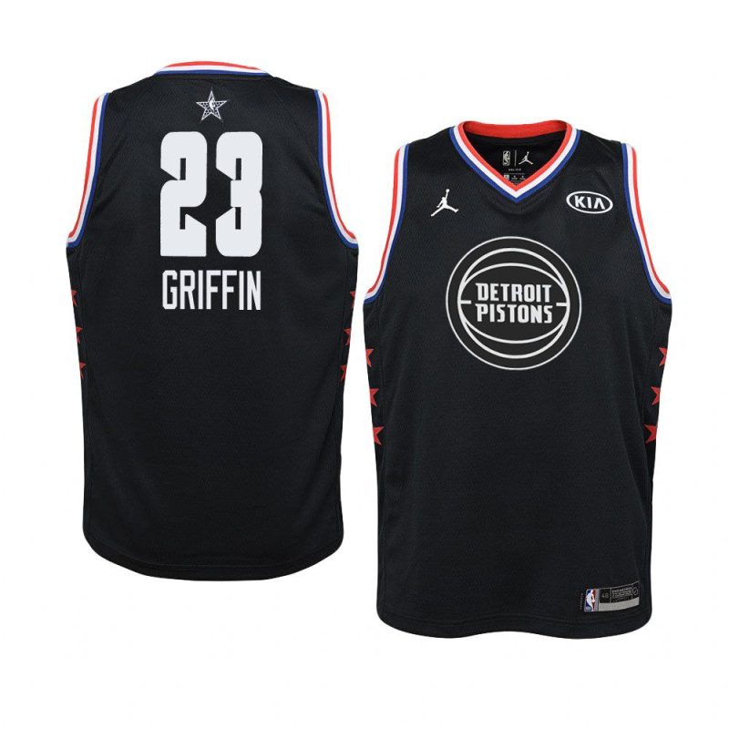 2019 all star black youth blake griffin jersey