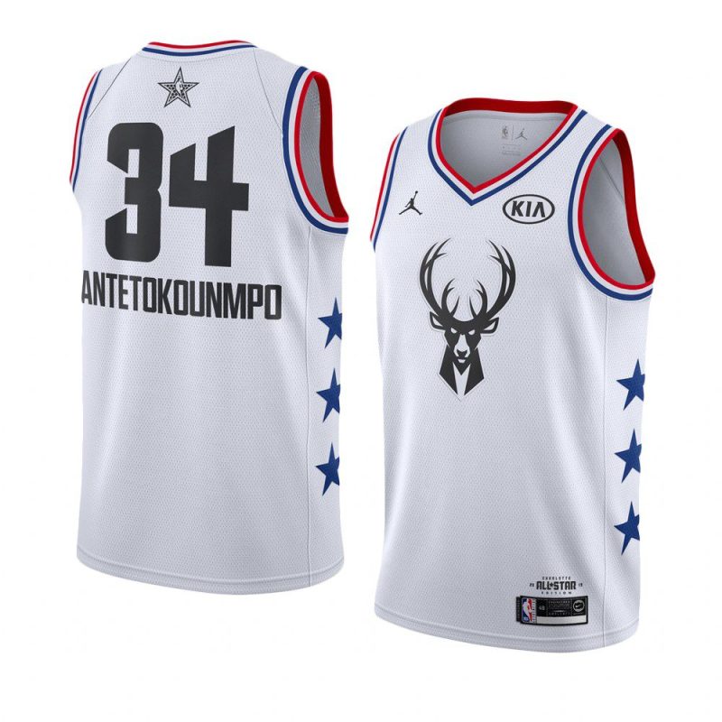 2019 all star white men's giannis antetokounmpo jersey