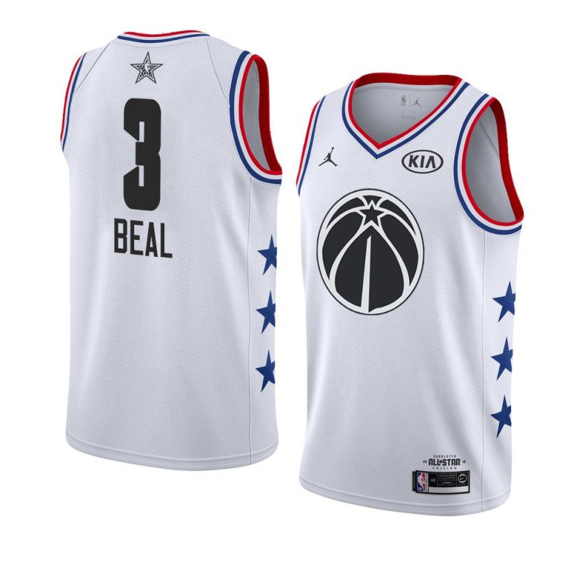 2019 all star white men bradley beal jersey