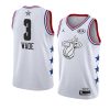 2019 all star white men dwyane wade jersey