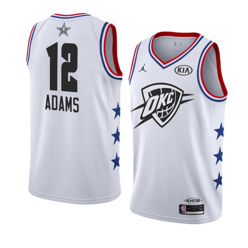 2019 all star white men steven adams jersey