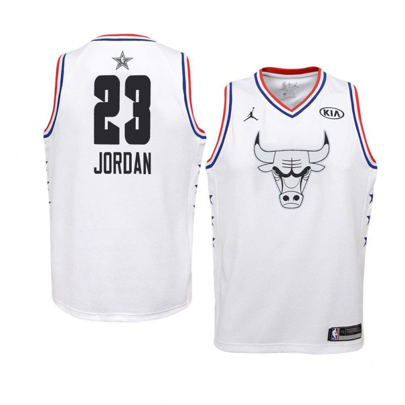 2019 all star white youth michael jordan jersey