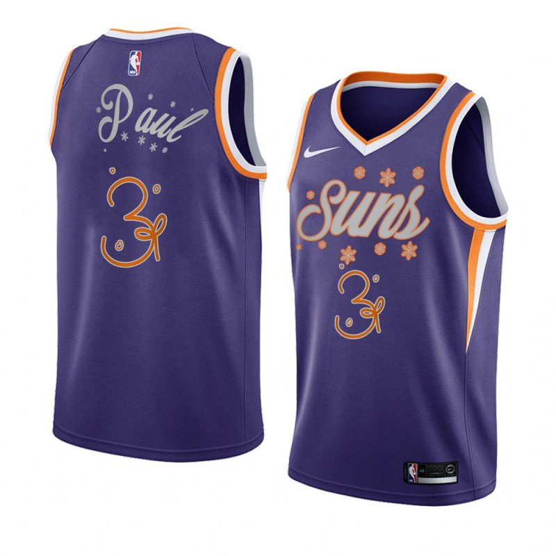 2020 christmas night chris paul phoenix suns purple jersey