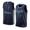 2020 christmas night jonas valanciunas memphis grizzlies navy jersey