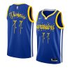 2020 christmas night klay thompson golden state warriors royal jersey