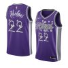 2020 christmas night richaun holmes sacramento kings purple jersey