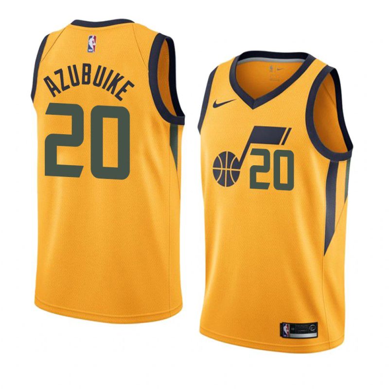 2020 nba draft udoka azubuike jersey statement yellow