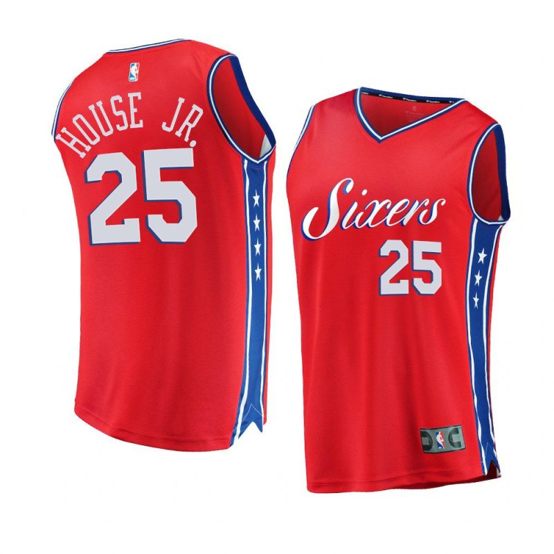 2022 2376ers danuel house jr. red replica statement jersey