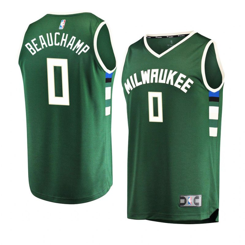 2022 23bucks marjon beauchamp green replica icon edition jersey