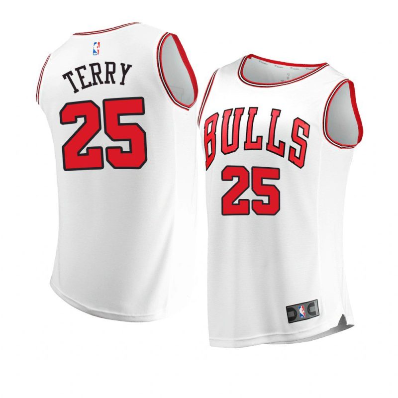 2022 23bulls dalen terry white replica association jersey