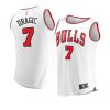 2022 23bulls goran dragic white replica jersey