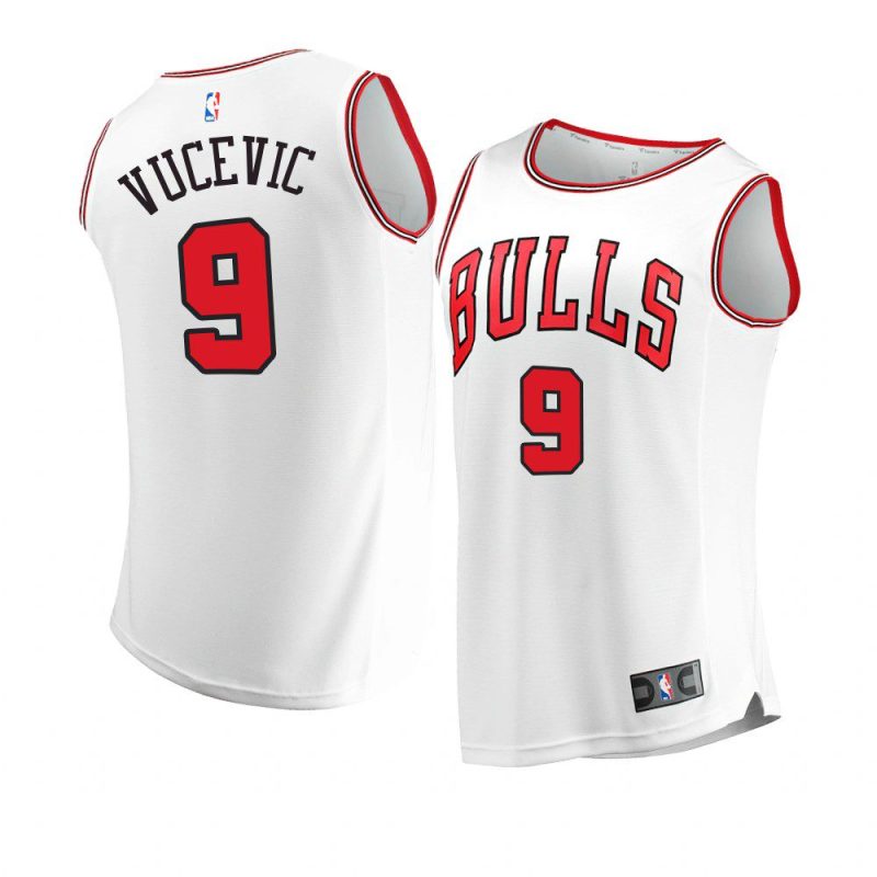 2022 23bulls nikola vucevic white replica association jersey