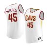 2022 23cavaliers donovan mitchell white replica association edition jersey