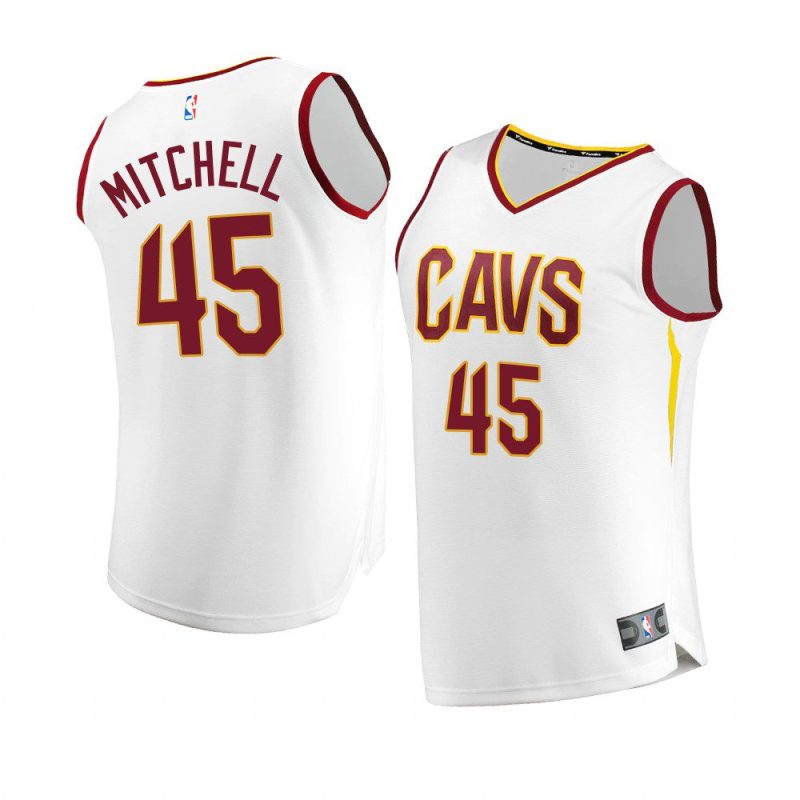 2022 23cavaliers donovan mitchell white replica association edition jersey