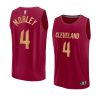 2022 23cavaliers evan mobley wine fast break replica icon jersey