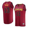 2022 23cavaliers ricky rubio wine replica icon edition jersey