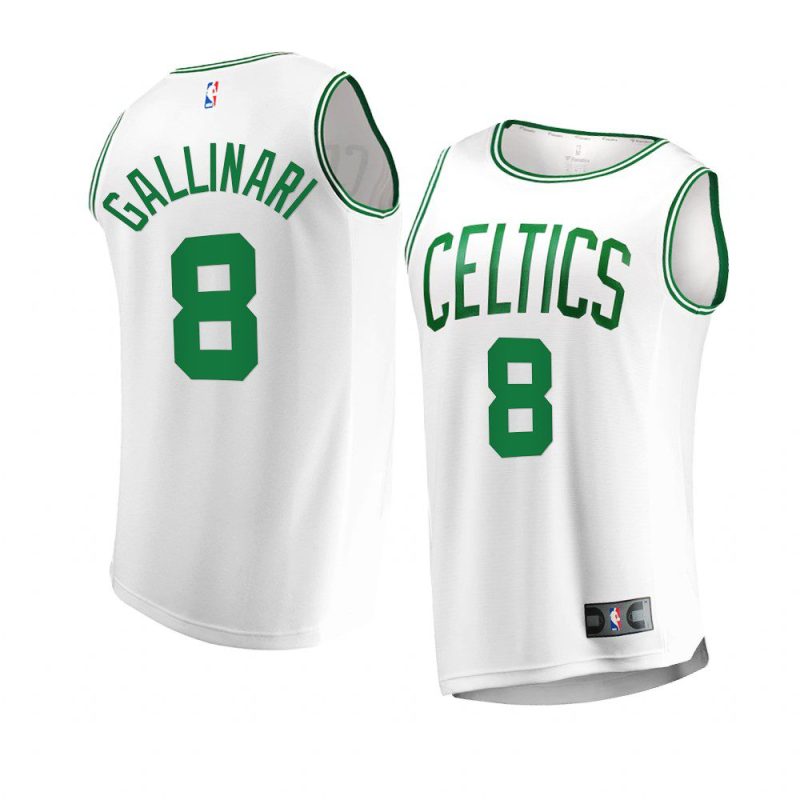 2022 23celtics danilo gallinari white replica association jersey