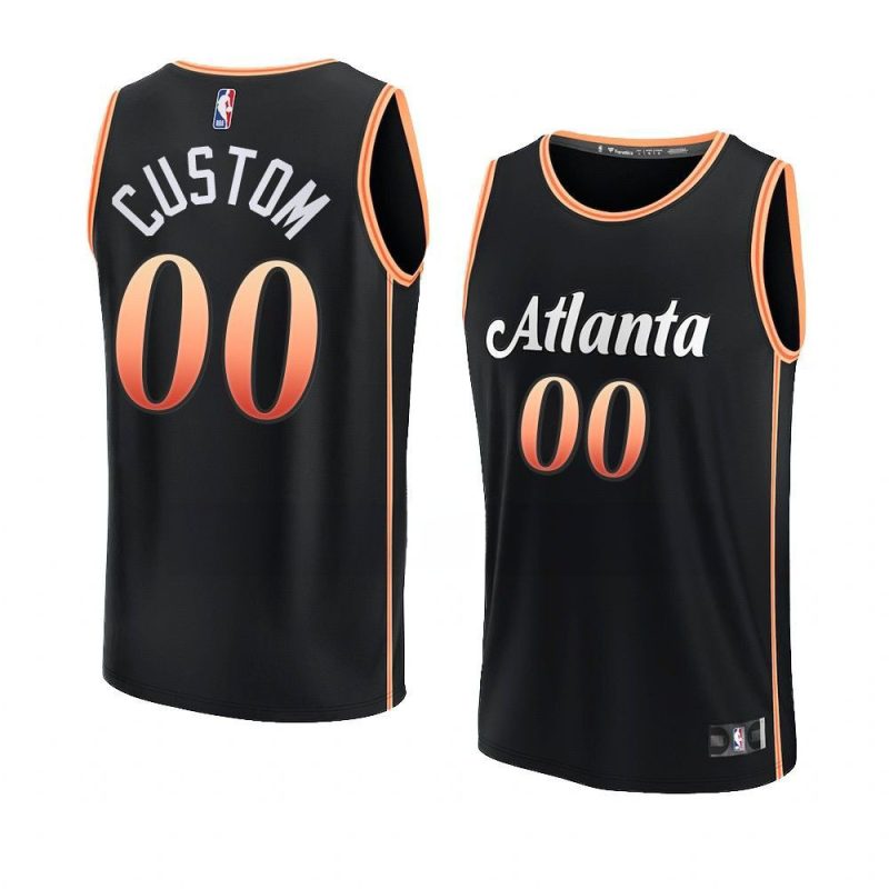 2022 23hawks custom black fastbreak city edition je