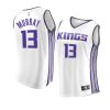 2022 23kings keegan murray white replica association edition jersey