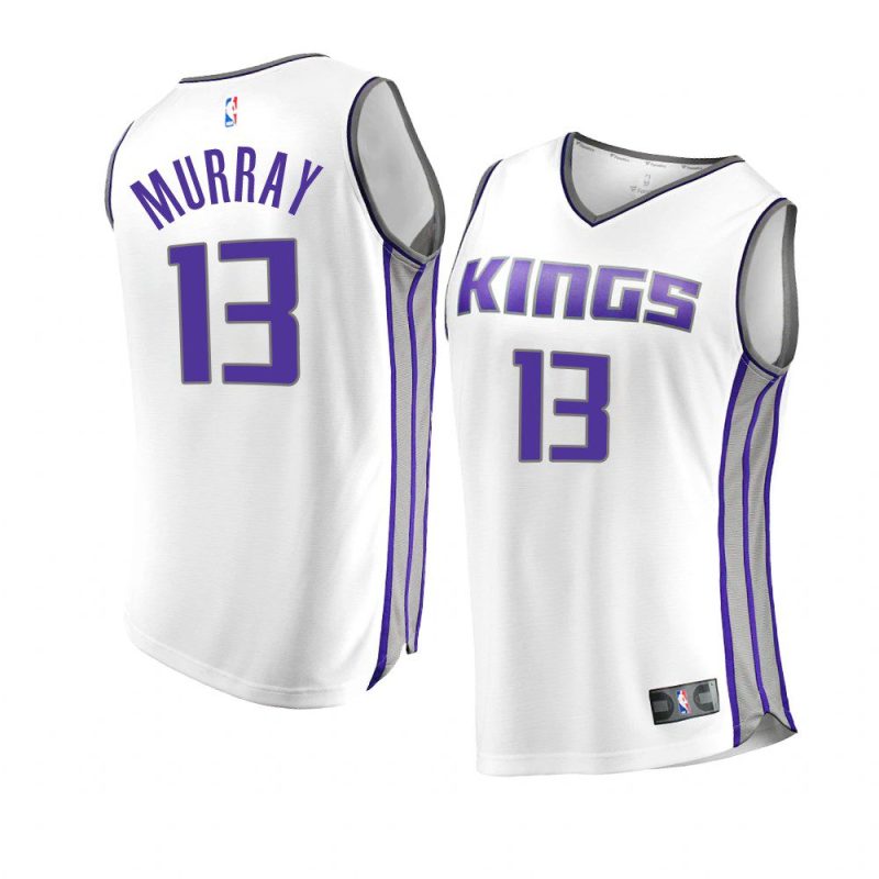 2022 23kings keegan murray white replica association edition jersey