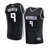 2022 23kings kevin huerter black replica statement edition jersey