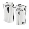 2022 23nets edmond sumner white replica association jersey