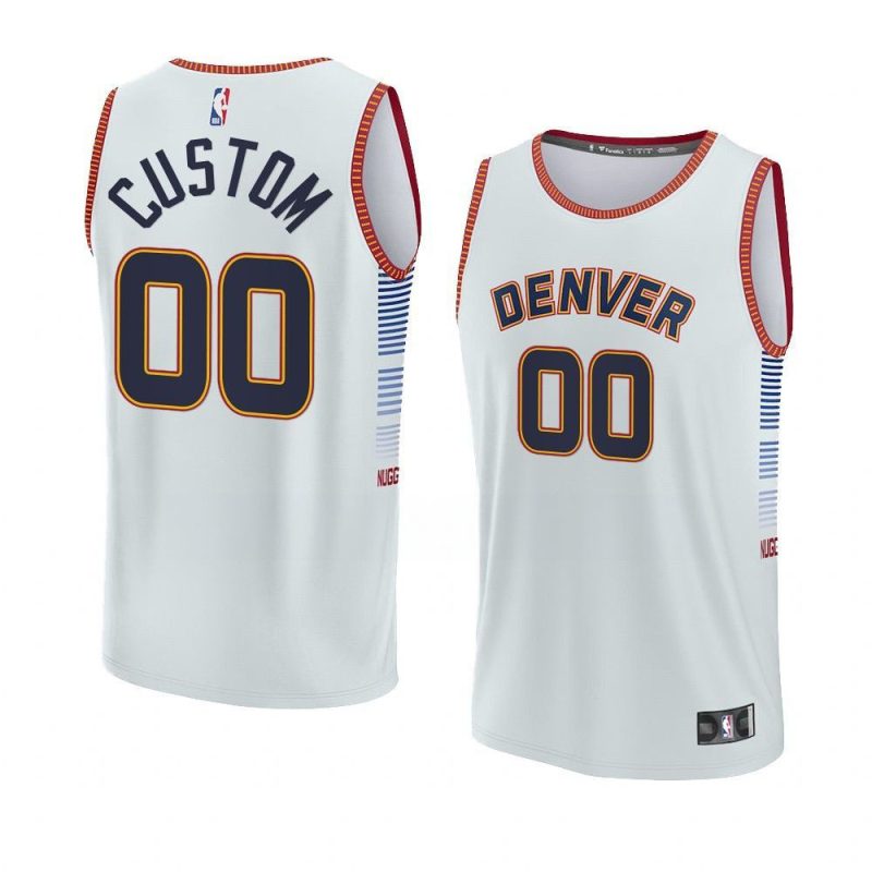 2022 23nuggets custom gray fastbreak city edition j