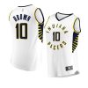 2022 23pacers kendall brown white replica association edition jersey