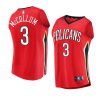 2022 23pelicans c.j. mccollum red replica statement jersey