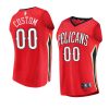 2022 23pelicans custom red replica statement jersey