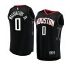 2022 23rockets tyty washington jr. black replica statement jersey