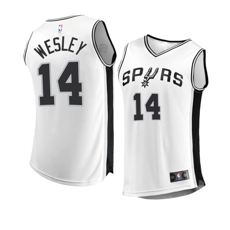 2022 23spurs blake wesley white replica association edition jersey