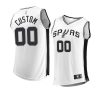 2022 23spurs custom white replica association edition jersey