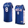 76ers de'anthony melton royal fast break replica icon edition jersey