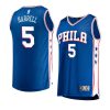 76ers montrezl harrell blue replica icon edition jersey