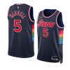 76ers montrezl harrell navy city edition 75th diamond jersey