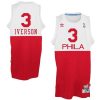 Allen Iverson White Red Jerseys