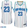 Anthony Davis New Orleans Hornets Revolution 30 Swingman White Jersey