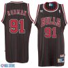 Dennis Rodman Chicago Bulls Black Throwback Swingman Jersey